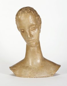 Dalgın Bir Kadının Büstü, 1913-14 (işlenmiş taş)